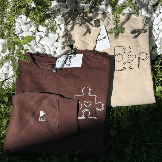 Dla par w postaci matching puzzli - Koval Customs. Polska produkcja, wysoka jakosc, personalizowane