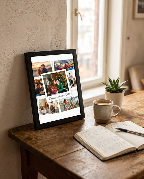 Kolaż polaroidów z Waszą wiadomością – plakat ze zdjęć – zdjęcie 5
