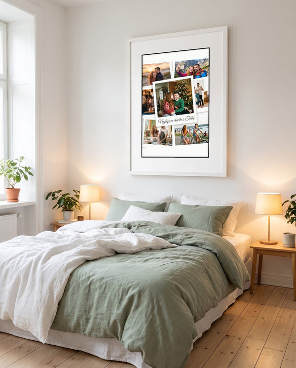 Kolaż polaroidów z Waszą wiadomością – plakat ze zdjęć – zdjęcie 6