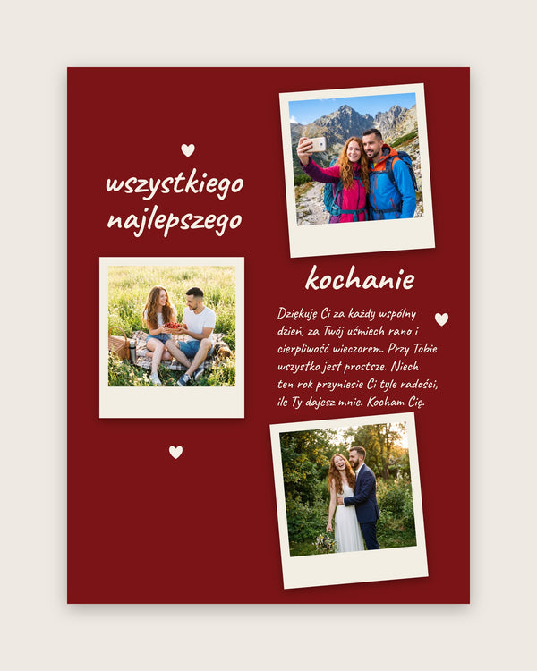 List ze zdjęciami – plakat z Waszymi zdjęciami i Twoimi słowami – zdjęcie 5