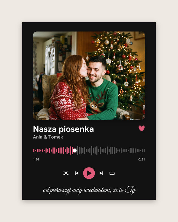 Nasza piosenka – plakat jak odtwarzacz z Waszym zdjęciem – zdjęcie 5
