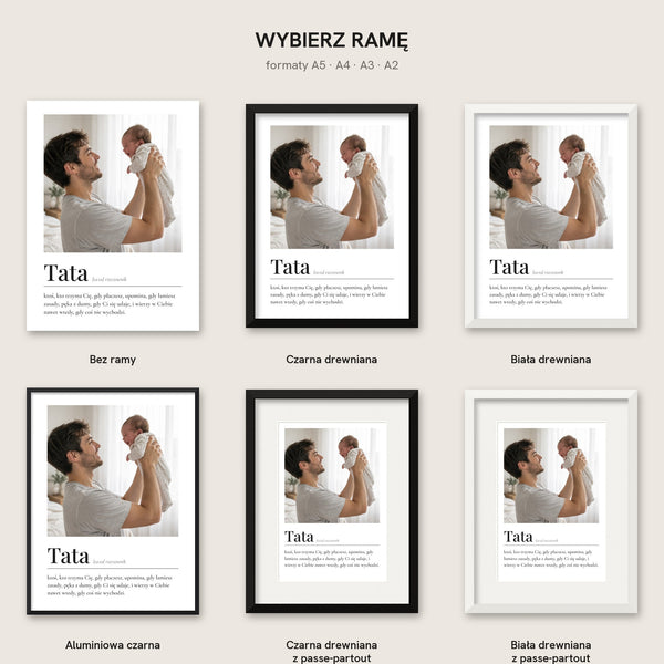 Definicja Taty lub Mamy – plakat ze zdjęciem – zdjęcie 7