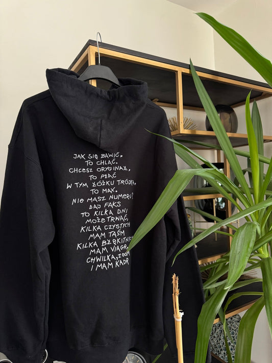 Tekst Pro8l3m VHS - Haftowana bluza/koszulka - Koval Customs. Polska produkcja, wysoka jakosc, personalizowane