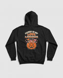 Black Candy Is My Love Language hoodie, vintage Halloween back print