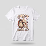 White Ghost Of My Former Self t-shirt, vintage Halloween front print