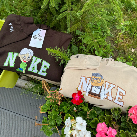 Carl & Sweat-shirts brodés Ellie pour couples