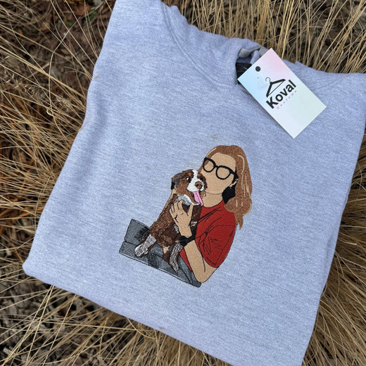 Haft ze Zdjęcia – Personalizowana Bluza lub Koszulka DAD MOM