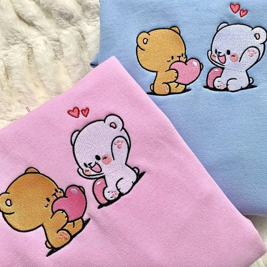 Milk i Mocha Bears z serduszkiem - Koval Customs. Polska produkcja, wysoka jakosc, personalizowane