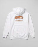 White Hauntie hoodie, vintage Halloween back print