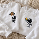 Astronauci – Haftowane Bluzy dla Par (Kosmos) – zdjęcie 7