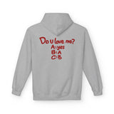 Sport Grey Do U Love Me hoodie, back print