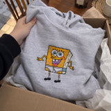 SpongeBob w Majtkach – Śmieszna Haftowana Bluza – Koval Customs