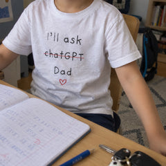 I'll Ask Dad – Koszulka Dziecięca z Nadrukiem – zdjęcie 9