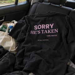 Sorry, He's Taken – Koszulka z Nadrukiem dla Chłopaka – zdjęcie 10