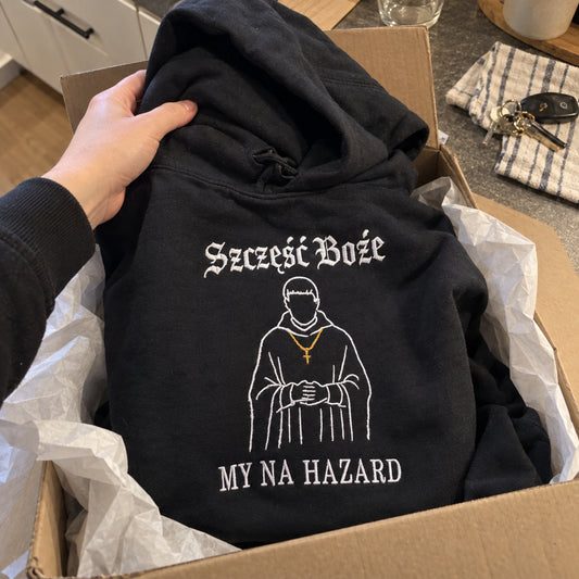 Szczęść Boże, My na Hazard – Haftowana Bluza (serial 1670) – Koval Customs