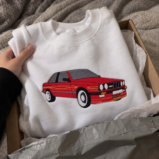 Haft Auta/Motoru ze Zdjęcia – Personalizowana Bluza – Koval Customs