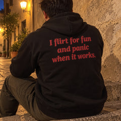 I Flirt For Fun And Panic When It Works – Koszulka z Nadrukiem – zdjęcie 8