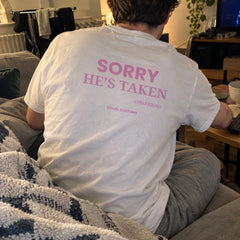 Sorry, He's Taken – Koszulka z Nadrukiem dla Chłopaka – zdjęcie 7
