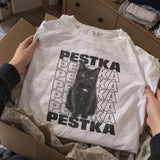 Imię Pupila Powtórzone ze Zdjęciem – Koszulka z Nadrukiem – zdjęcie 7