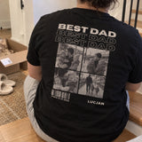 Best Dad – Koszulka z Nadrukiem ze Zdjęć i Imieniem – zdjęcie 3