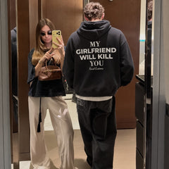 My Girlfriend Will Kill You – Koszulka z Nadrukiem dla Chłopaka – zdjęcie 6