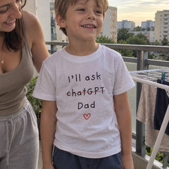 I'll Ask Dad – Koszulka Dziecięca z Nadrukiem – zdjęcie 7