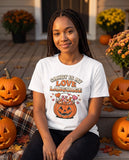 Person wearing the white Candy Is My Love Language t-shirt