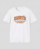White Hauntie t-shirt, vintage Halloween front print