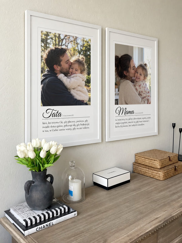 Definicja Taty lub Mamy – plakat ze zdjęciem – zdjęcie 2