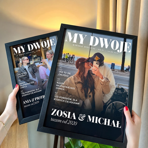Okładka magazynu pary – plakat z Waszym zdjęciem – zdjęcie 2