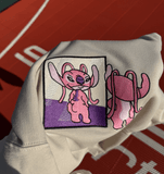 Gym Stitch Gym Angel dla par - Haftowana bluza/koszulka - Koval Customs. Polska produkcja, wysoka jakosc, personalizowane