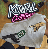 The Creation - Dowolna butelka - Haftowane bluza/koszulka - Koval Customs. Polska produkcja, wysoka jakosc, personalizowane