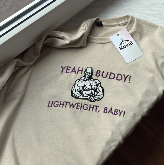 Ronnie Coleman Yeah Buddy - Haftowana bluza/koszulka - Koval Customs. Polska produkcja, wysoka jakosc, personalizowane