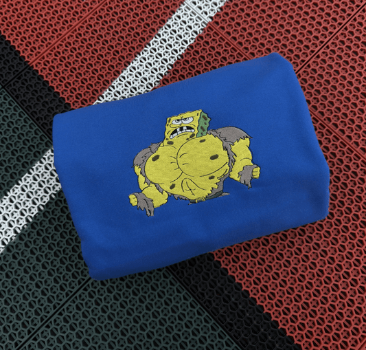 Spongebob Gym ripped - Haftowana bluza/koszulka - Koval Customs. Polska produkcja, wysoka jakosc, personalizowane