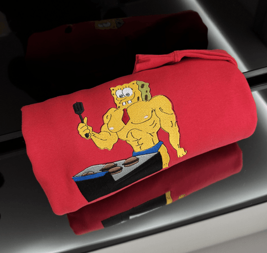 Sponge Bob Gym - Haftowana bluza/koszulka - Koval Customs. Polska produkcja, wysoka jakosc, personalizowane