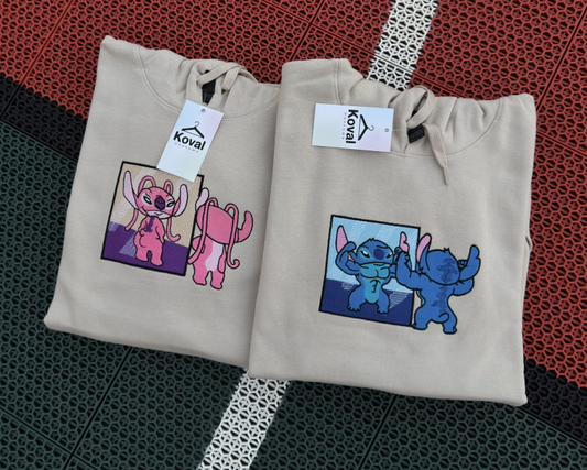 Gym Stitch Gym Angel pour couples - Sweat/T-shirt brodé