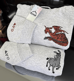 Osioł i Dragon - Haftowana bluza/koszulka - Koval Customs. Polska produkcja, wysoka jakosc, personalizowane