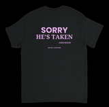 Sorry, He's Taken – Koszulka z Nadrukiem dla Chłopaka