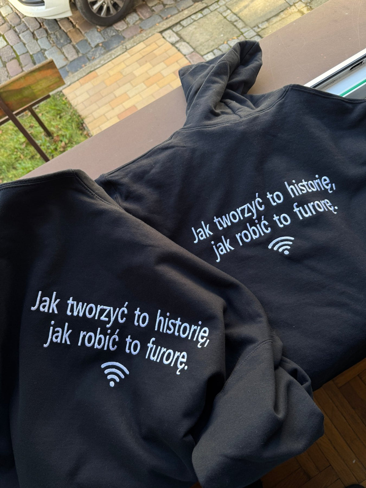 Jak Tworzyć to historię - Haftowana bluza/koszulka - Koval Customs. Polska produkcja, wysoka jakosc, personalizowane