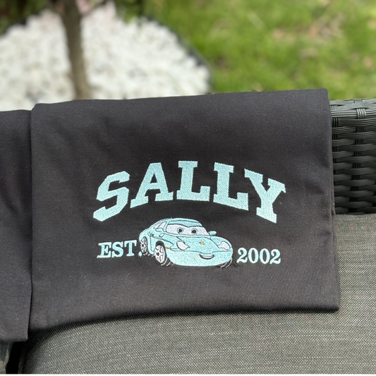 McQueen & Sally avec du texte