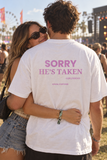 Sorry, He's Taken – Koszulka z Nadrukiem dla Chłopaka