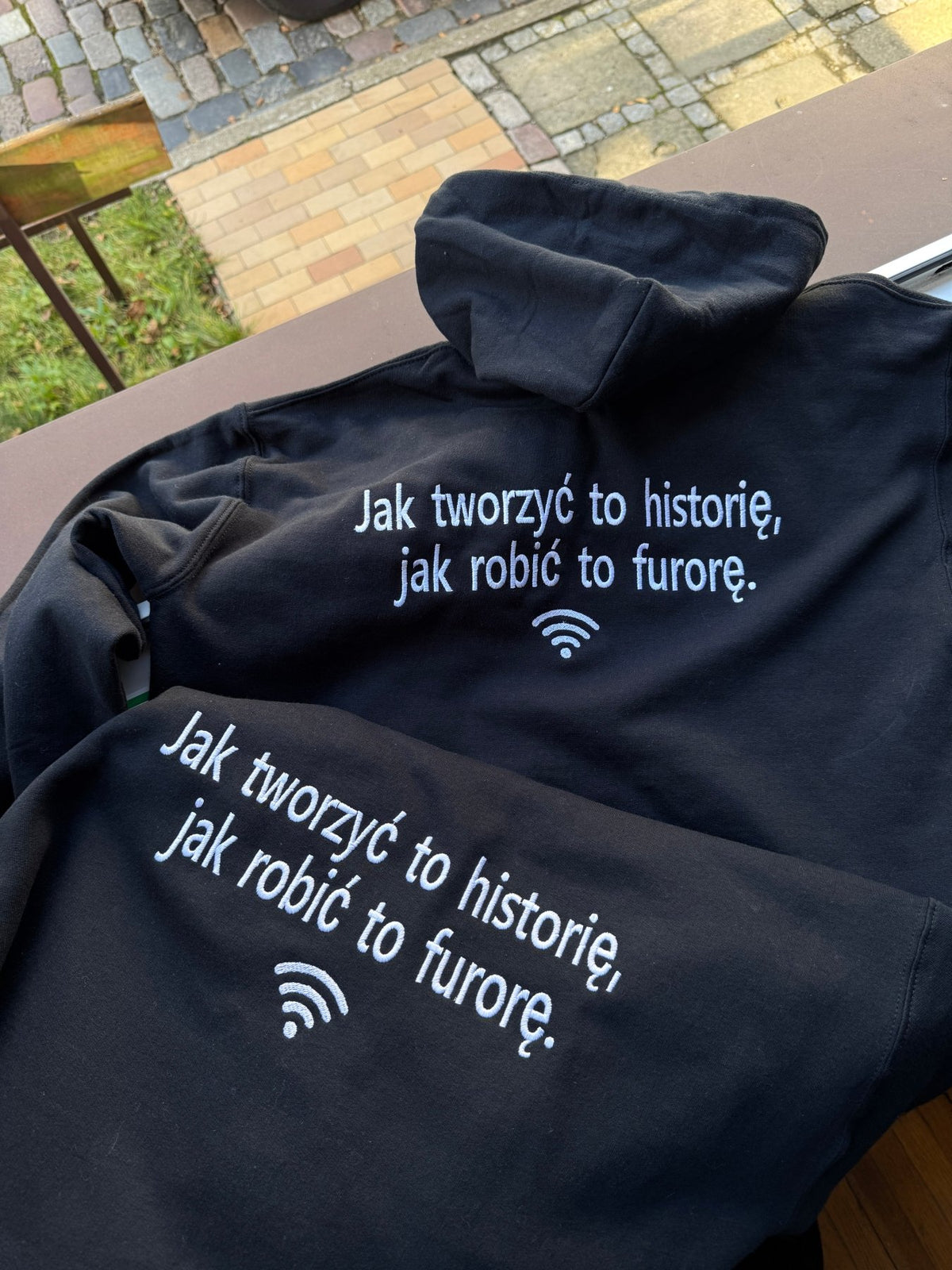 Jak Tworzyć to historię - Haftowana bluza/koszulka - Koval Customs. Polska produkcja, wysoka jakosc, personalizowane