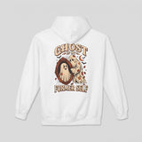 White Ghost Of My Former Self hoodie, vintage Halloween back print