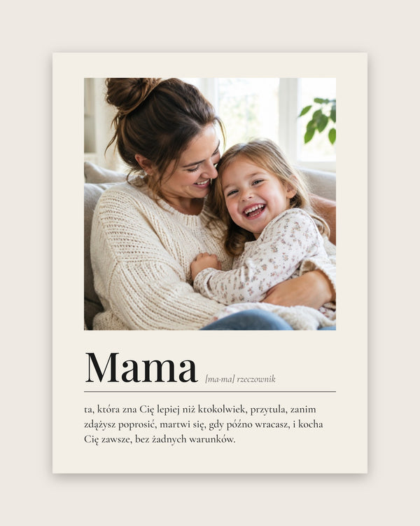 Definicja Taty lub Mamy – plakat ze zdjęciem – zdjęcie 6