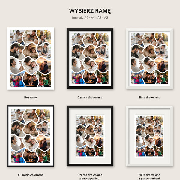 Kolaż 12 zdjęć w fale – plakat ze zdjęciami – zdjęcie 6