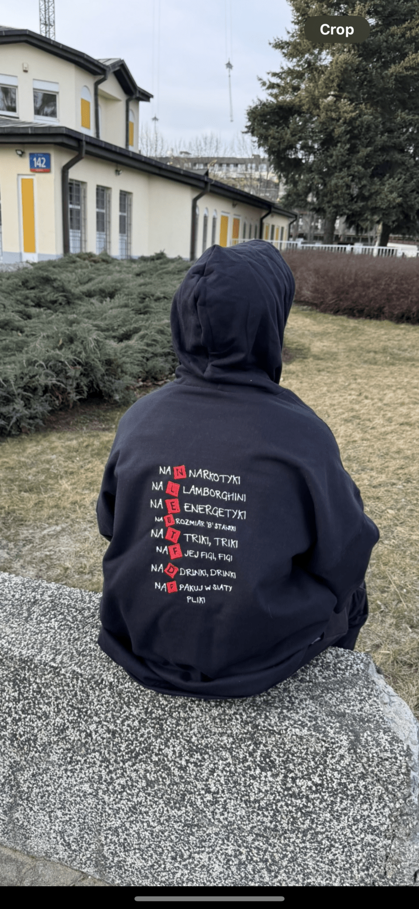 Tekst Pro8l3m Scrabble - Haftowana bluza/koszulka - Koval Customs. Polska produkcja, wysoka jakosc, personalizowane