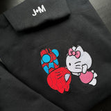 Spiderman i Hello Kitty Calujace sie