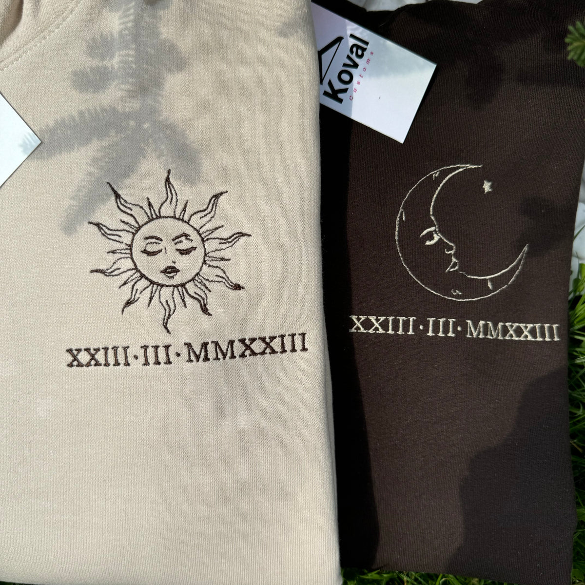 Ksiezyc i Slonce dla par - Koval Customs. Polska produkcja, wysoka jakosc, personalizowane