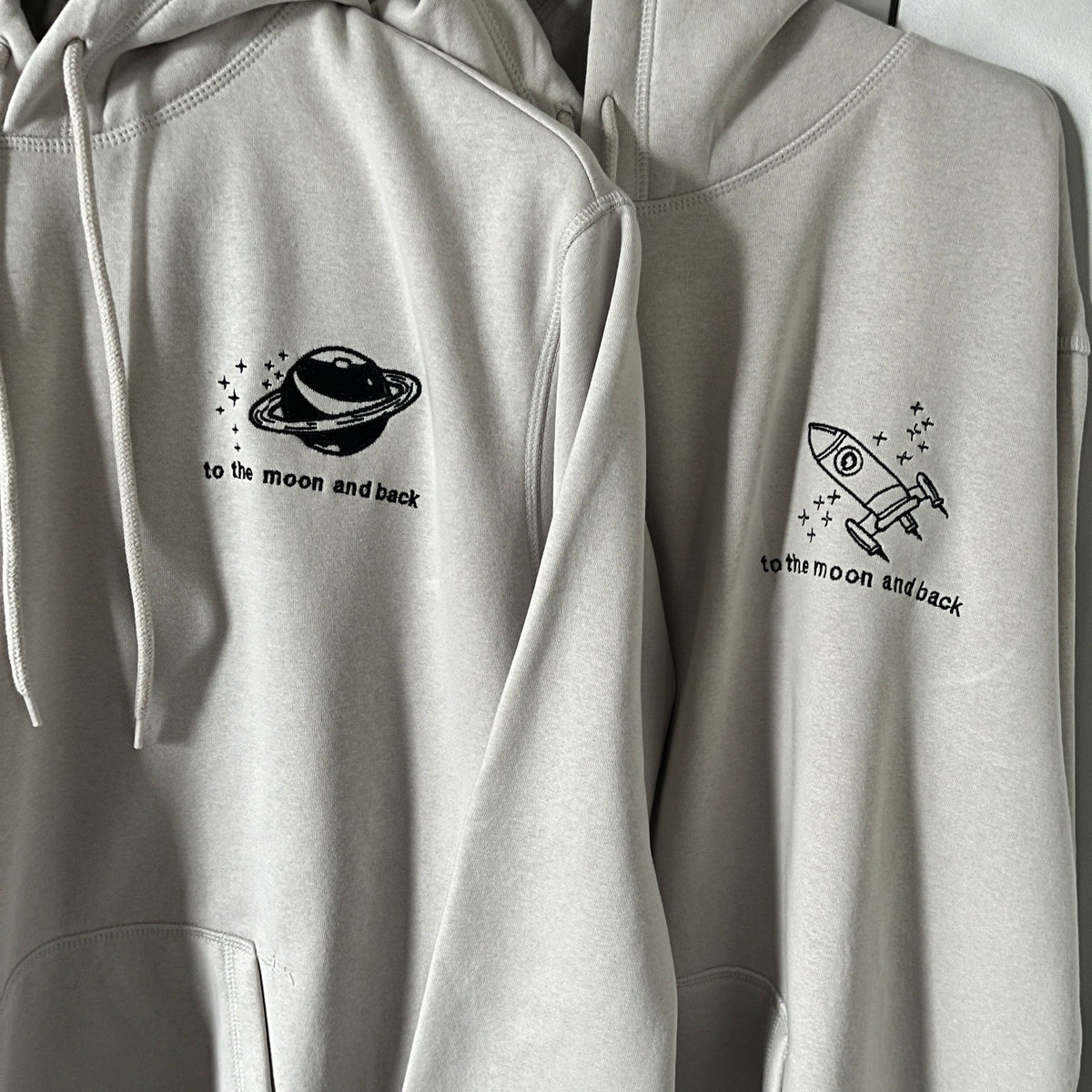 Moon and Rocket dla par - Koval Customs. Polska produkcja, wysoka jakosc, personalizowane