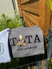 Haftowana Bluza/Koszulka «TATA» z Twojego zdjęcia Prezent na Dzień Ojca